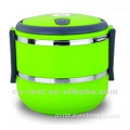 newest design stianless steel three-layer lunch box/ food container